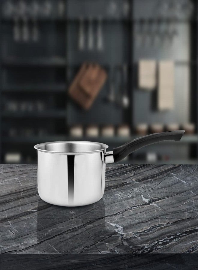 Shri & Sam Stainless Steel Heavy Weight Plain Sauce Pan (16 cm, 1.9 L) - Image 2